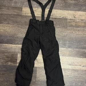 Sport Essentials Kids Snow Bibs Black Waterproof Size 10 Unisex Overalls